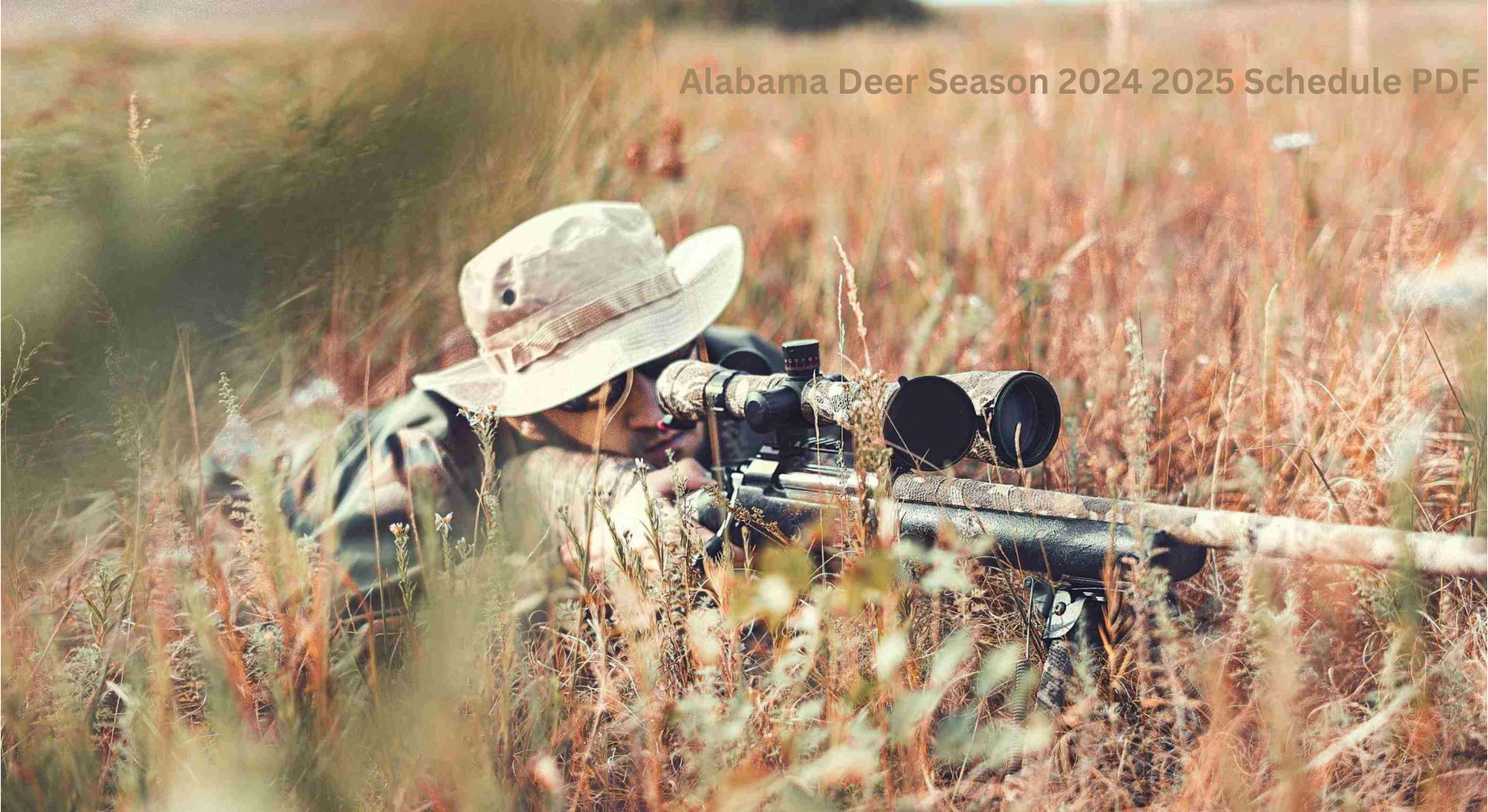 Alabama Deer Season 2024 2025 Schedule PDF