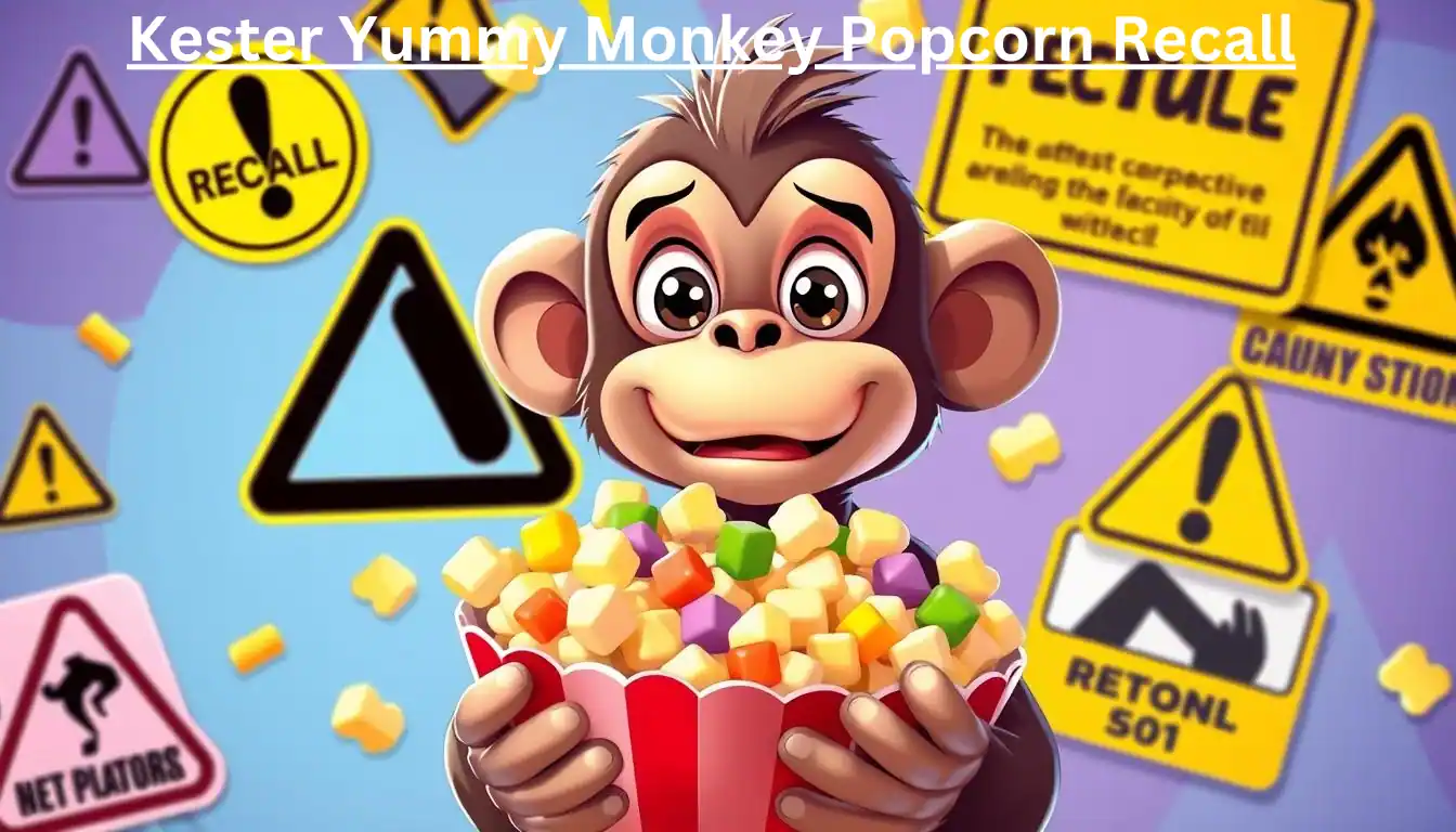 Kester Yummy Monkey Popcorn Recall